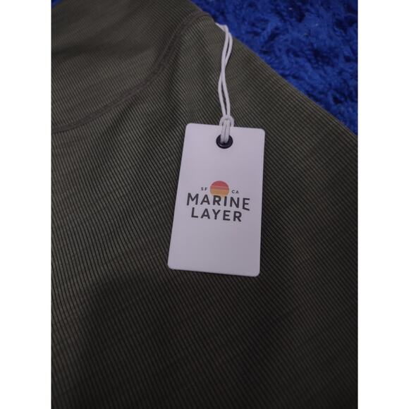 Marine Layer Studio Bike Short Olive Green Size XL - Picture 4 of 7
